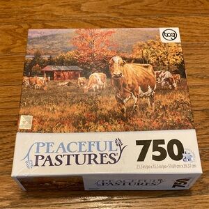 Peaceful Pastures 750 Piece Puzzle